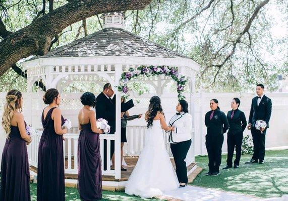 Wedding ceremony in the Cupid's Garden