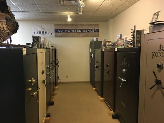 Gun safes model liberty, superior and ironworks.