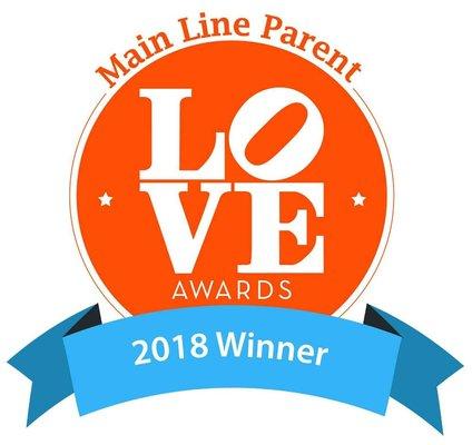 ***WE WON**** MAIN LINE PARENT LOVE AWARD 2018*****