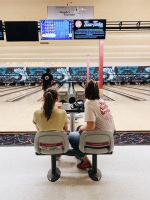 Bowling lanes, fun