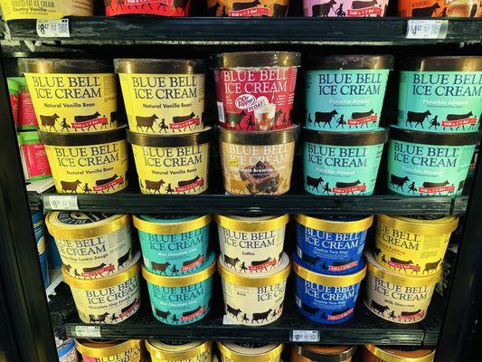 BLUE BELL Ice Cream.