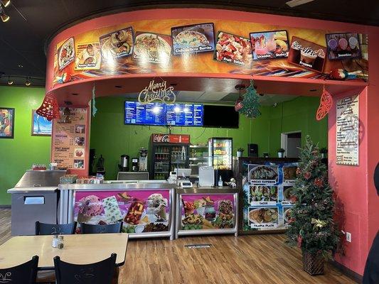 The front counter at Mi Ranchito Mexican Food.