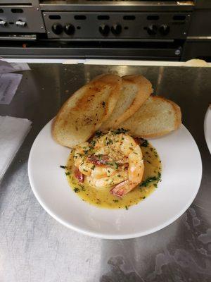 Off the old menu Shrimp Scampi Appetizer