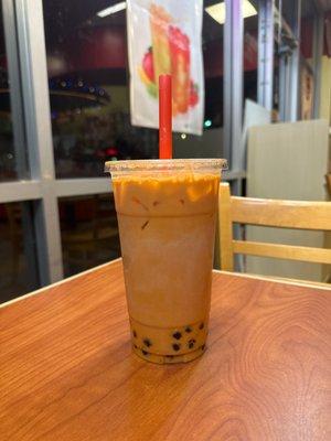 Thai Tea with Boba