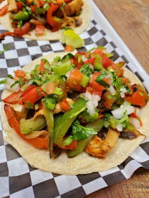 Chicken Fajita Tacos!