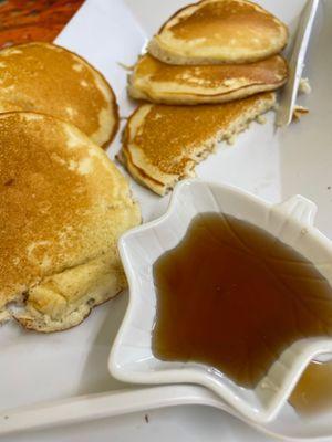 Kids pancake breakfast; made with so much