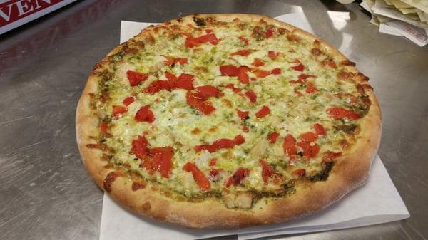 Chicken Pesto Pizza