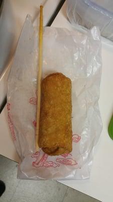 Big egg rolls (Chop stick used for scale)