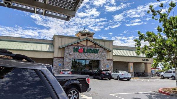 Another beautiful store, covered parking with Solar panels how smart.