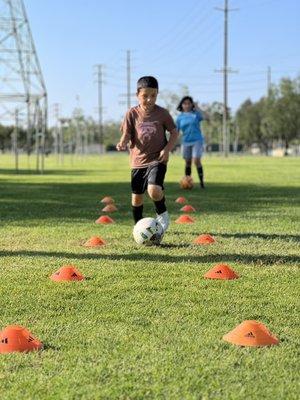 Soccer training