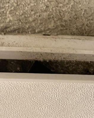 Black mold inside air vents maintenance never cleaned it since move in 2020