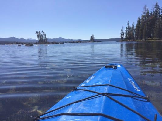 On beautiful Waldo Lake