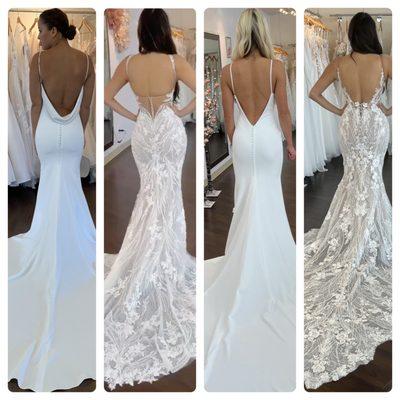 Hot sellers Backless wedding dresses!