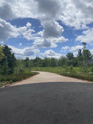 Pathway / walking trail on the far side