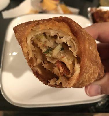 Inside the egg roll