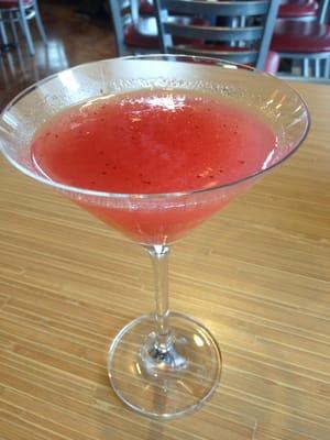 Strawberry martini