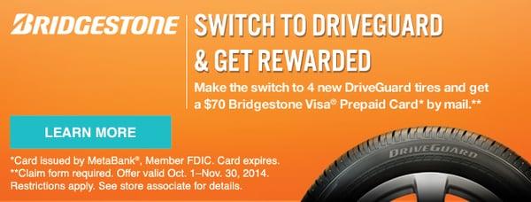 Bridgestone Rebate