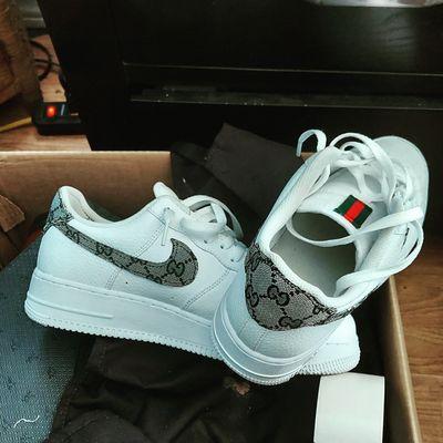 Custom gucci print air force nike