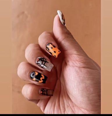 Halloween nails by Iris