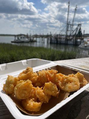 Fried shrimp snack