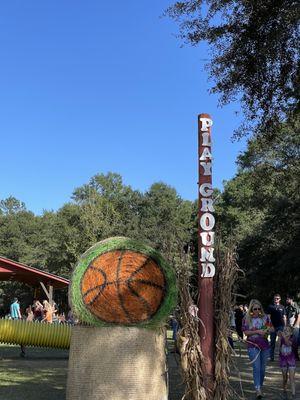 Entrance to the playground area