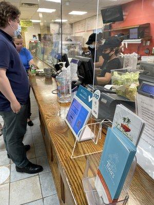 Bustling Lunchtime Clientele & Warm Customer Service