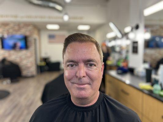 Men's haircut in Jacksonville, Florida