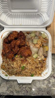 Barbecued Pork Fried Rice Hunan Chicken Almond Chicken