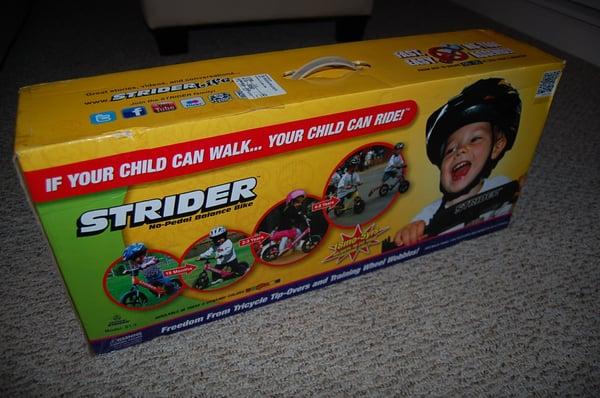 Strider Balance Bike (Orange) 12/2012