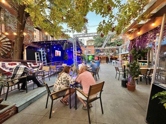 Patio seating