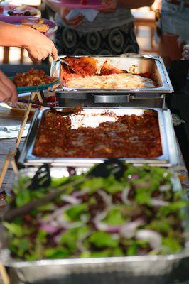 Delicious meals at the Energies Balanced Yoga Retreat at the Davis Ranch, 1 hour Southeast of Downtown Austin.