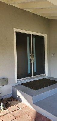 Entry double doors.