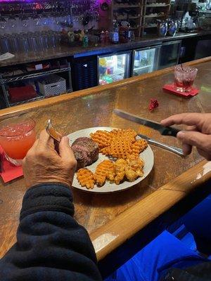 Sweet Potato Fries and Filet