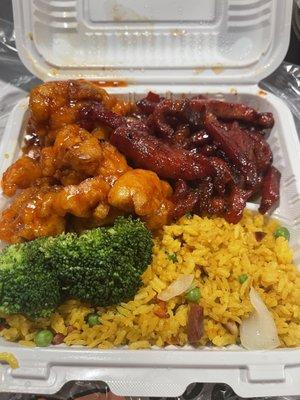 B. General Tso's Chicken Special  13. Boneless Spare Ribs