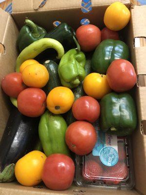 Produce in the box!