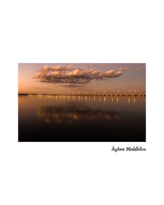 Lake Jessup Bridge; photo taken from the Overlook Park dock.