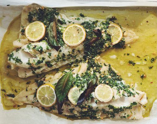 Coriander Lemon Cod