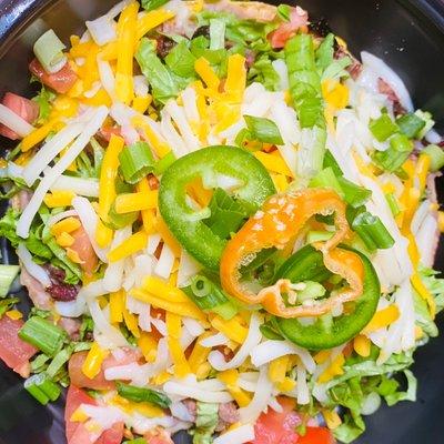 Tex-Mex BBQ-Brisket Tostada