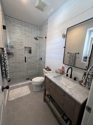 Bathroom remodel and restoration