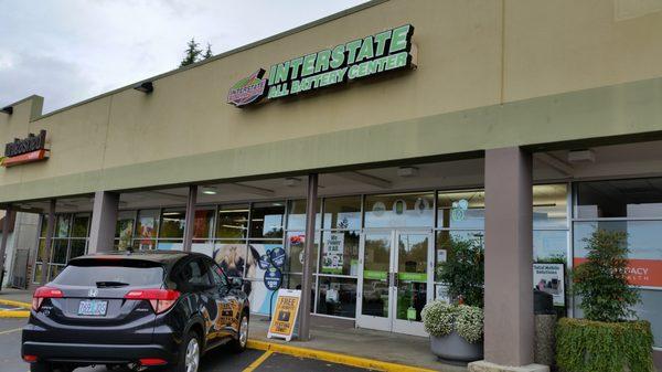 Store front, we share the parking lot with Raleigh Hills Fred Meyer!