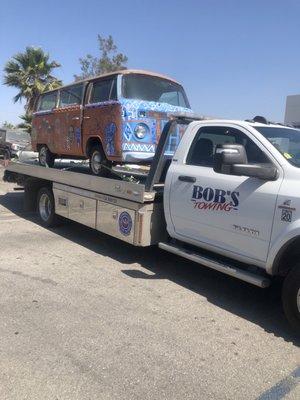 Bobs towing dropping of my van at the designated location