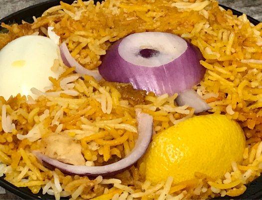 Hyderabadi Chicken Dum Biryani