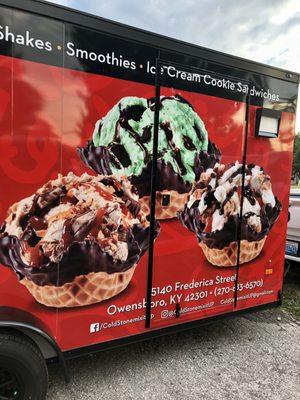 Food truck ice cream