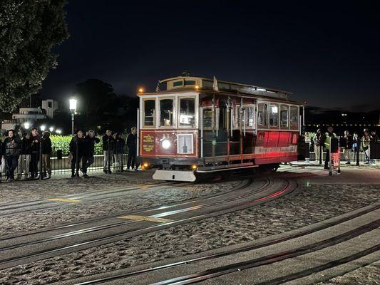 Powell & Hyde Cable Car Turntable