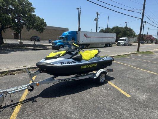 This is my jetski I purchased from Alamo Cycle Plex.  So sad things did not go well when I purchased her!