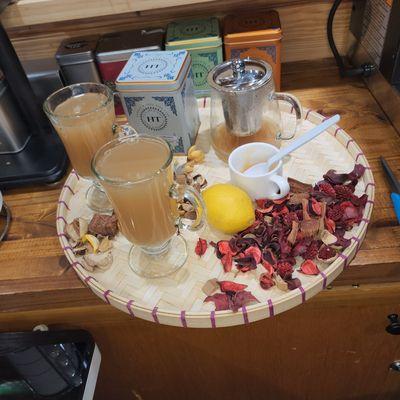 Vanilla Ginger lemon tea