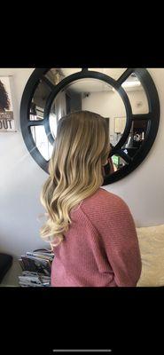 18" extensions & balayage back in 2018