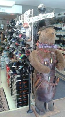 Bear with us while we direct you to the Shoe Repair department.