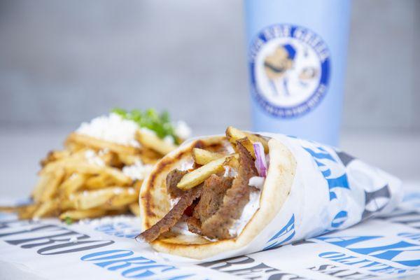 Beef/lamb gyro is the most popular item