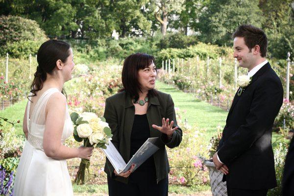 Rose Garden Brooklyn Botanical Garden Wedding